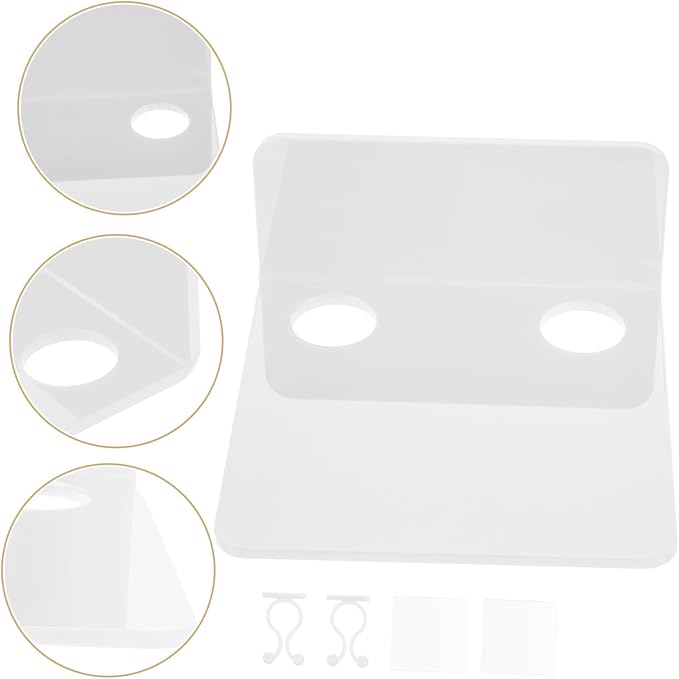 ibasenice 3pcs Viewing Camera Wall Mount Monitor Storage Rack Floating Wall Shelf Monitor Mount for Crib Camera