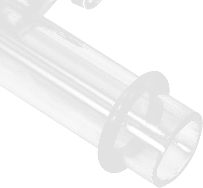Abaodam Acrylic Shrimp Feeder Tube 10cm Wall-Mounted Aquarium Fish Tank Feeding Tool for Shrimp and Small Fish Aquarium Supplies