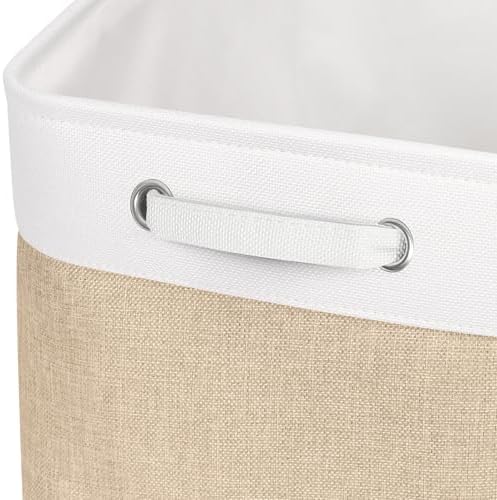 Fabric Storage Bins for Shelves, Rectangle Storage Basket, 3 Pack