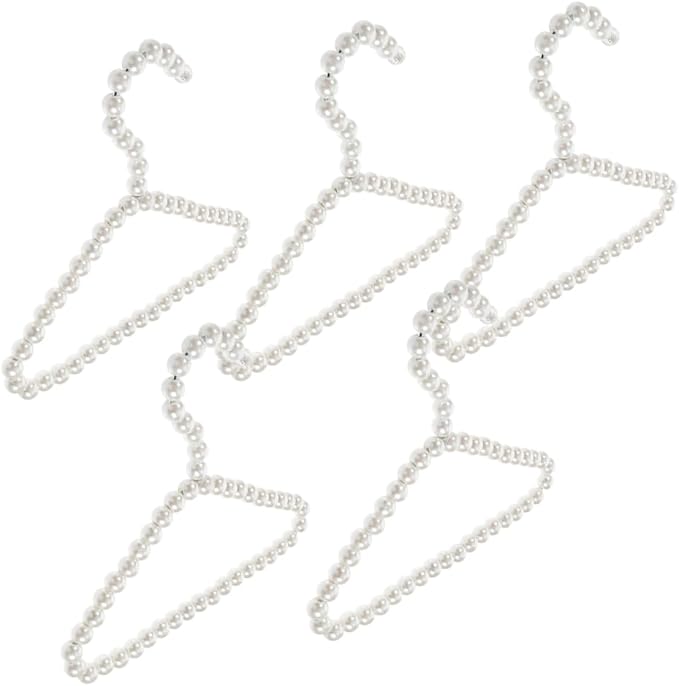 5pcs Dog Clothes Hangers Non-Skid Boy Girl Clothing Hangers for Pet Apparel Closet Organizer Chic and Decorative Design for Small Pets