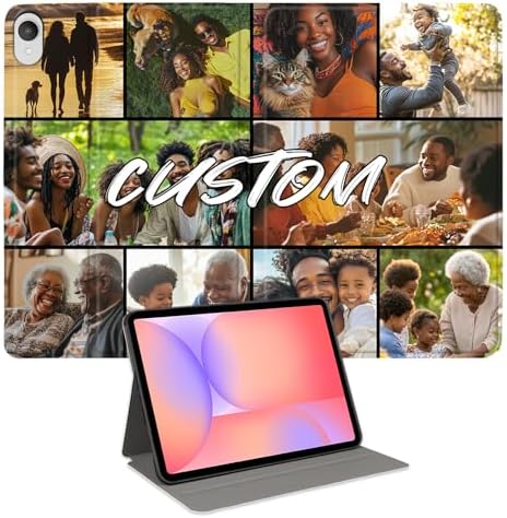 Custom Photo Personalized Flip Case for Samsung Galaxy Tab S11 11 inch(2025),Model Code: SM-X730/X736B, Samsung Galaxy Tablet Customized Picture Text Leather Stand Cover Protective Case