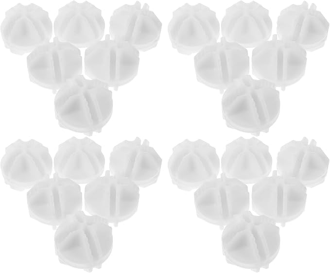 Abaodam 24pcs White Abs Plastic Dog Cage Connectors for Pet Cage and Wire Mesh Fence with Universal Design and Flexible Assembly for Home Storage Use