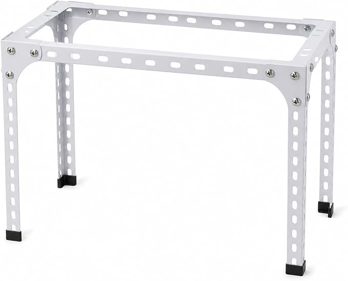 Cage Stand with Shelf, White Multi-functional Storage Rack for Bird Cages , 40cm*30cm Height 30cm