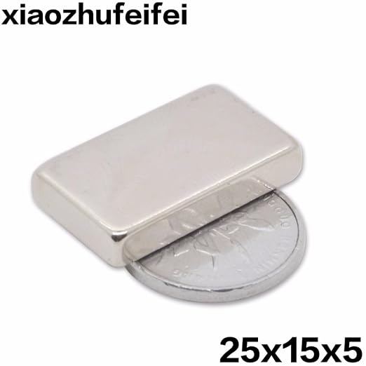 1PC 25 * 15 * 5 Bulk Strip Block Rare Earth Neodymium 25 x 15 x 5 mm 25x15x5 Magnets