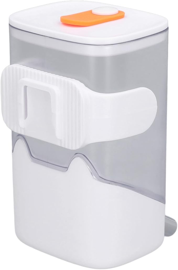 Dog Water Bottle Dispenser, Hanging Pet Water Bottle, White 10 x 12 x 17.5cm / 3.9 x 4.7 x 6.9in Rabbit Water Dispenser for Hamsters, Dogs, Rabbits