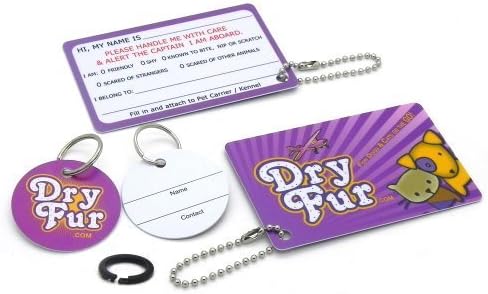 Complete - LG Deluxe Pet Airline Travel Kit with Pad, Dishes, Live Animal Labels, Water Funnel, Metal Nut Bolts, Name tag, Travel Document Holder
