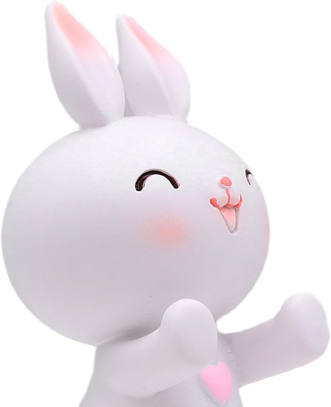 Cute Rabbit Cellphone Holder Stand Animal Smartphone Desk Stand for All Mobile Phones Bunny Phone Stand Desk Ornament