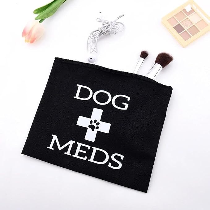 Small Dog Traveling Medicine Bag Dog Med Pouch for Supplies Pet Emergency Kit for Dogs Medical Pouch Camping Stuff Essentials for Dogs Medicine Pill Organizer Pet Medication Organizer Storage Bag