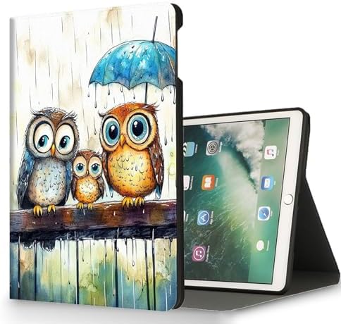 for Microsoft Surface Pro X/Pro X Plus-13 2019/2020/2021/2024 Tablet Case,Auto Wake/Sleep,Adjustable Stand Protective Cover - Owl