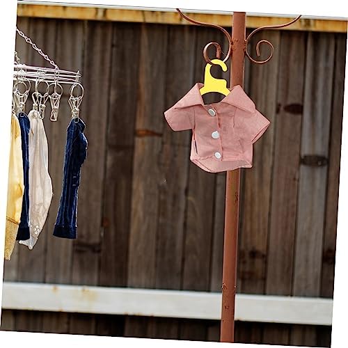 10pcs Non Skid Pet Clothes Hangers for Dog Cat Apparel Durable Design to Prevent Deformation for Organizing Pet Clothing