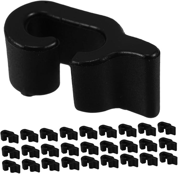 80pcs PET Safety Clips for Dog and Cat Cages Detachable Wire Cube Connectors Multi-Purpose Buckle Clips for Closet Organizers and Home Storage