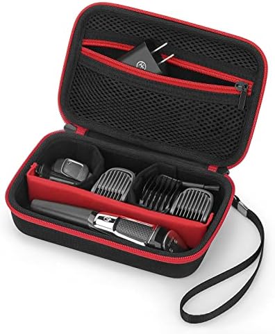 Yinke Travel Storage Case for Philips Norelco Multigroom Series 3000/5000, MG3740/40, MG5910/49 - Protective Organizer for Beard Trimmer, Attachments, Face & Ear Hair Trimmer, and Hair Clipper Shaver