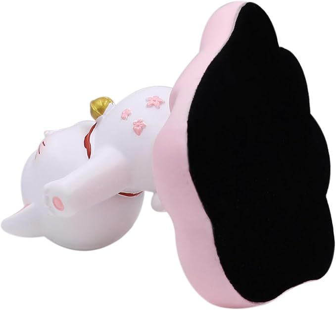 Cute Cat Phone Holder Desk Ornament Kawaii Phone Stand Universal Desk Phone Stand for All Mobile Smartphones Tablets