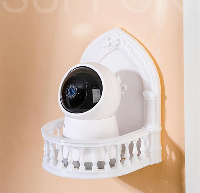 Camera Holder Wall Mount Holder for Tapo Pan/Tilt (C200 & C210) Smart Security Camera, Wall Decoration Custom Designed Bracket, Reduce Blind Spots & Clutter Adhesive Install