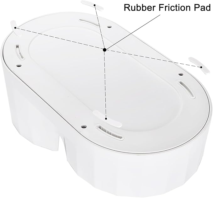 RIZZARI Pet Water Bowl Dispenser: 4L Automatic Stainless Steel Feeder with Activated Carbon Ion Exchange System-Helps Prevent Urinary Stones for Cats & Small Dogs- Apartments -Single-Pet Homes
