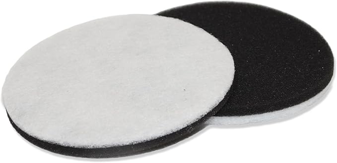 PUREBURG Replacement Filter Kit for HomeRunPet Ultra Quiet Dog Grooming Vacuum HC-15, 2 Filter Cartridge & 8 Filter Pad, Pet Vacuum Filter