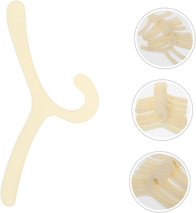 SUPVOX 24pcs Pet Clothes Hangers for Dogs and Cats Cute and Functional Design for Easy Clothing Storage Sturdy and Minimalist Wardrobe Organizers