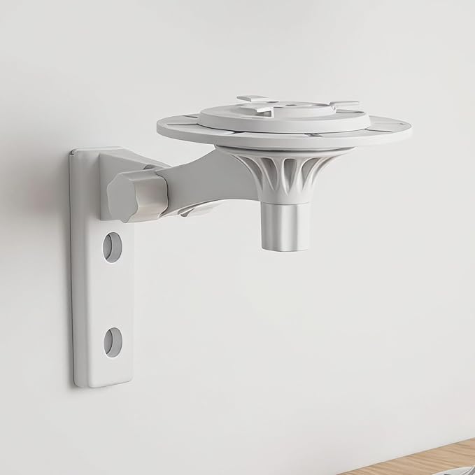 Toddmomy 3pcs Wall Mount Camera Holder - Baby Monitor Mount - Self-Adhesive Floating Shelf for Security Cameras and Small Devices No Drilling