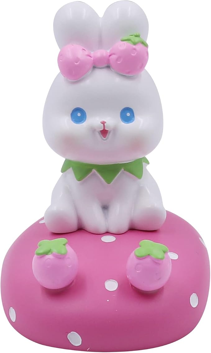 Cute Rabbit Cellphone Holder Stand Animal Smartphone Desk Stand for All Mobile Phones Bunny Phone Stand Desk Ornament