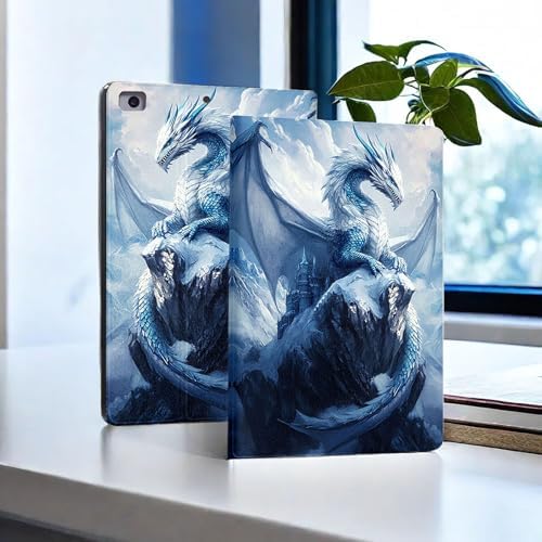 for Microsoft Surface Pro X/Pro X Plus-13 2019/2020/2021/2024 Tablet Case,Auto Wake/Sleep,Adjustable Stand Protective Cover - Dragon