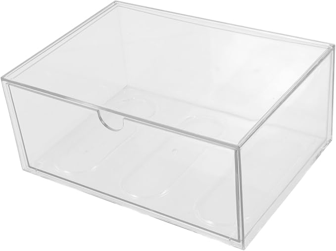 Veemoon Desk Organizer Drawer Type Storage Box Compartment Storage Case for Makeup Stationery and Office Supplies Efficient Categorization Adequate Space and Easy Cleaning