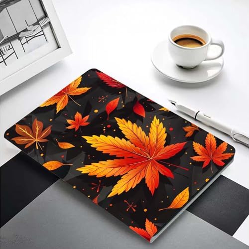 for Samsung Galaxy Tab A7 10.4" 2020 Tablet Case,Premium Leather Folio Stand Auto Wake/Sleep,Multiple Viewing Stand,Maple Leaves