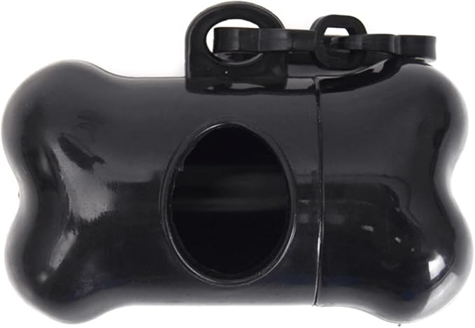 Bone Shape Pet Pick Up Poop Bag Dispenser Portable Dog Poop Waste Bag Holder Outdoor Garbage Bags Organizers