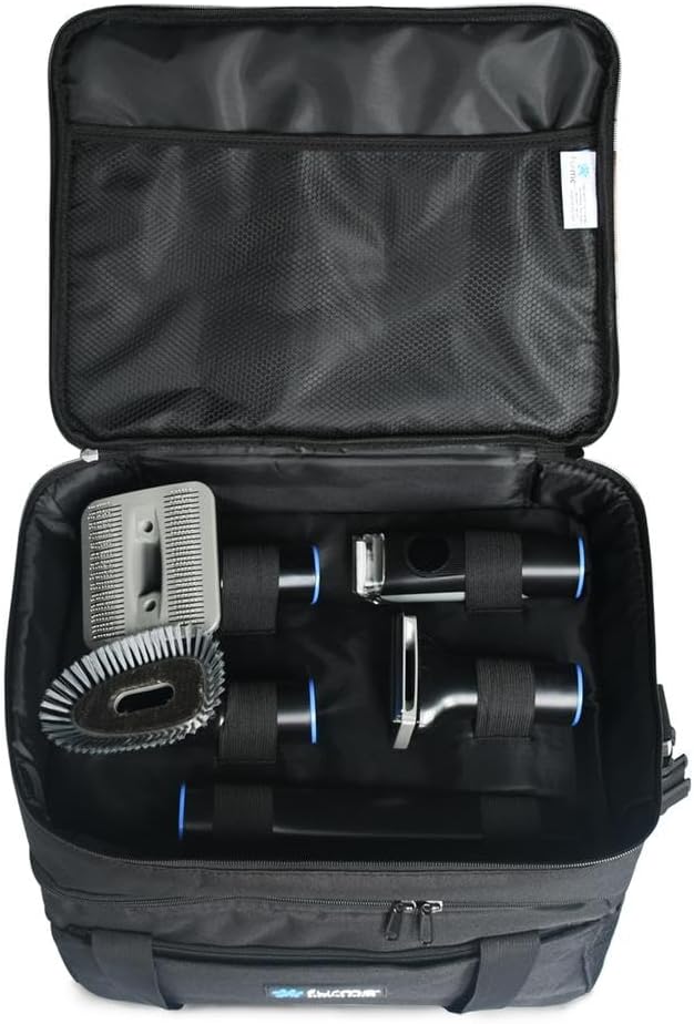 FURME Carrying Case for FM-02 Professional PLUS Grooming Vacuum Kit - Lightweight Bag with Multiple Compartmans & Pockets, Suitable for Traveling and Storage