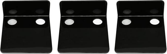 Aramox Acrylicistic Acrylic Shelf Small Monitoring Wall Cameras Wall Shelf for Cameras and Baby Monitor in Offices and Garages (Black)