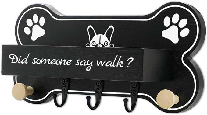 Dog Leash Holder forwall,Coat RackHooks, Mount Storage Organizer