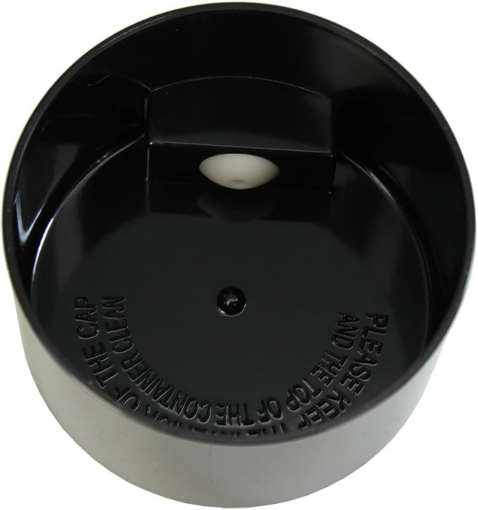 Pawvac 3 Ounce Vacuum Sealed Pet Food Storage Container; Black and White Paws