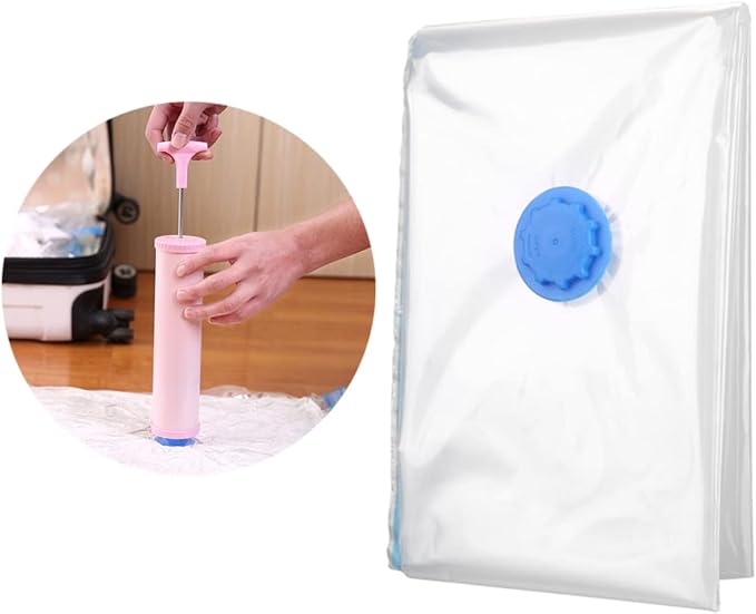 5pcs Vacuum Sealer Bags Storage Bag Space Saver for Bedding Quilts Duvets Pillows
