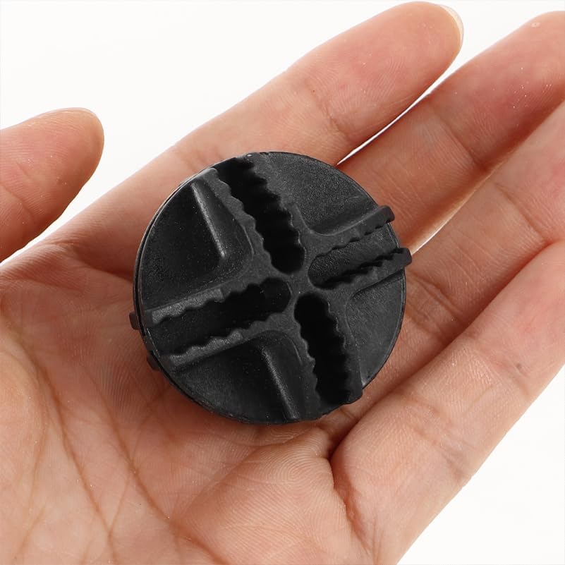 Luxshiny 12 Pack Modular Cube Connectors for Wire Grid Panels, Black | Round ABS Joining Clips for Pet Pens, Storage Cubes, Shoe Racks, Closets and DIY Furniture Assembly