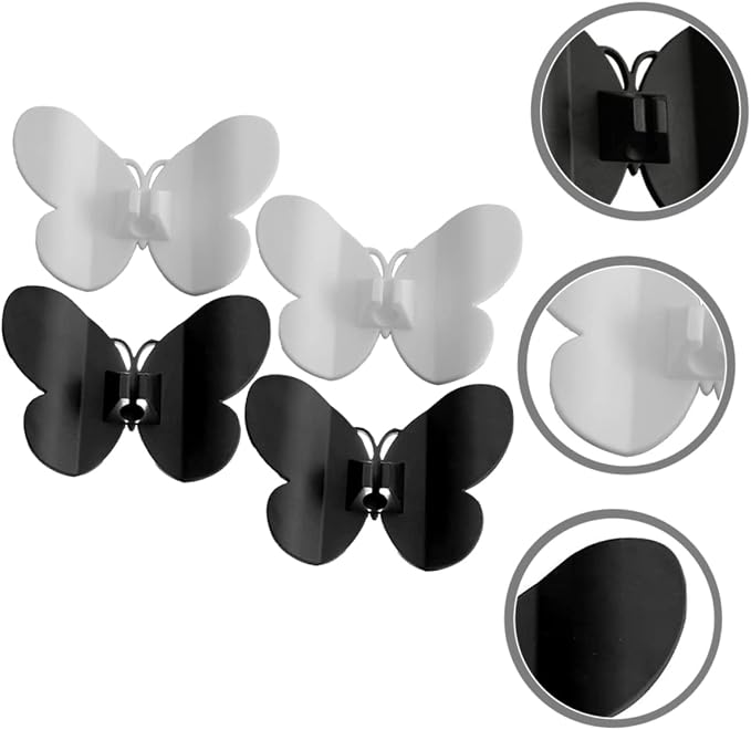 Mipcase 4PCS Adhesive Cable Organizers for Cord Holder and Plug Winder Appliance Cord Management for Home Decor Soft Silicone Wire Storage Hidden Design
