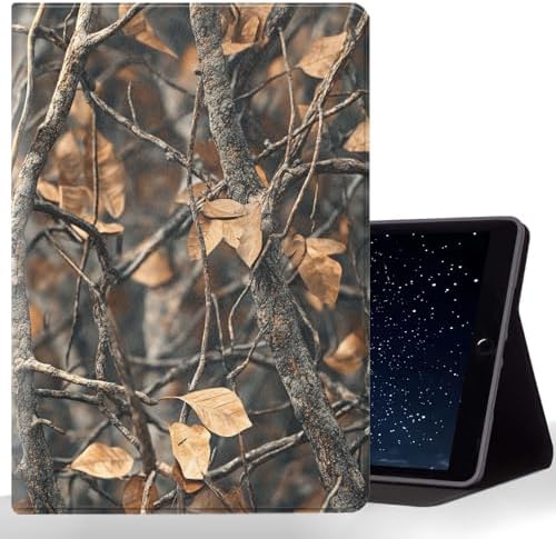 Tablet Case for iPad 11th A16 2025 (11 Inch)/10th Generation 2022 (10.9 Inch),Shockproof Protective Cover with Stand,Auto Wake/Sleep,Dead Branches and Leaves Pattern