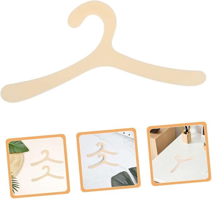 UPKOCH 20pcs Pet Clothes Hanger Rack Lightweight and Sturdy Multi-Functional Organizer for Dog and Cat Clothing Easy Design for Home and Studio Use