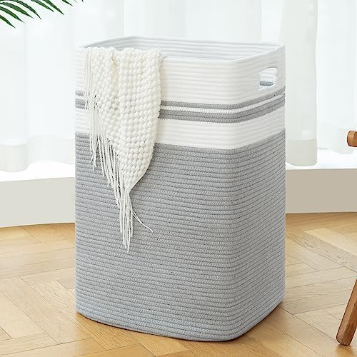 OIAHOMY 91L Laundry Hamper, XXXLarge Collapsible Laundry Basket Gray