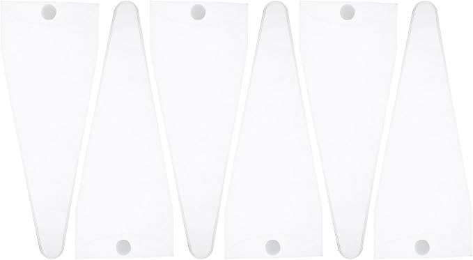6pcs Pet Grooming Scissor Storage Pouch Portable PVC Organizer | Compact Design for Easy Identification, Sleek Style, Handy for Keeping Grooming Tools Arranged