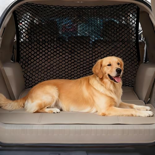 Car Pet Barrier Net Suitable for 2011-2023 Dodge Charger, Rear Seat Organizer Pouch Interior Space Partition Shroud Protection Component