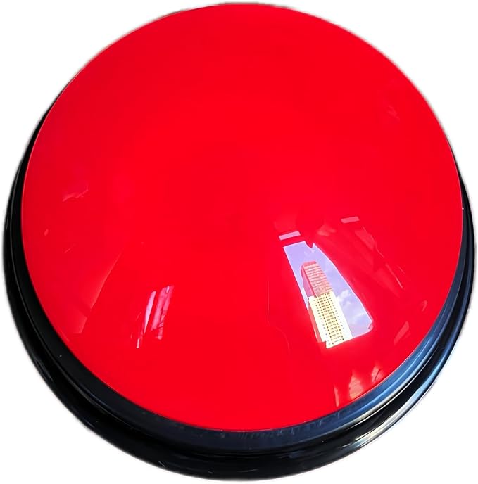 Dog Talk Buttons Voice Recording Button for Communication and Pet Training 30-Second Record & Playback Talking Button for Study, Office, Family, and Kids (red, one)
