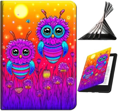for Samsung Galaxy Tab A 8.4" 2020 (SM-T307) Case | Slim Leather Smart Cover with Multi-Angle Anti-Slip Stand [Auto Wake/Sleep] Shell for Women Men, Honey Sunset
