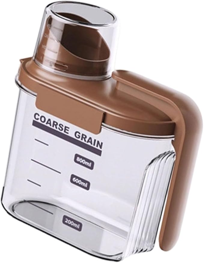 Sanitary Pet Bin with Sealed Cover and Break Design Good for Busy Households Portable Pet Food Carrier