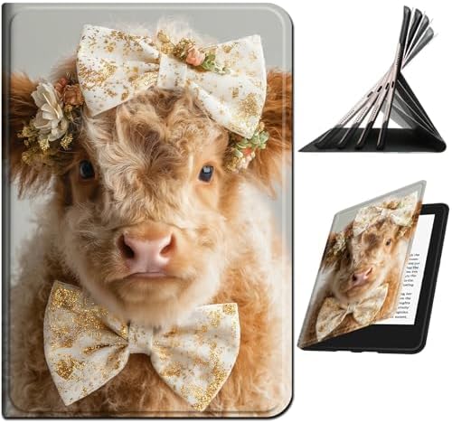 for Samsung Galaxy Tab A9 8.7 Inch 2023 (SM-X110/X115/X117) Case | Slim Leather Smart Cover with Multi-Angle Anti-Slip Stand [Auto Wake/Sleep] Shell for Women Men - Yellow Baby Cow