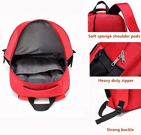First Aid Bag Empty Red Emergency First Responder Trauma Multi-Pocket Traveling Field Trips Camping Essentials (Red, 1 Piece)