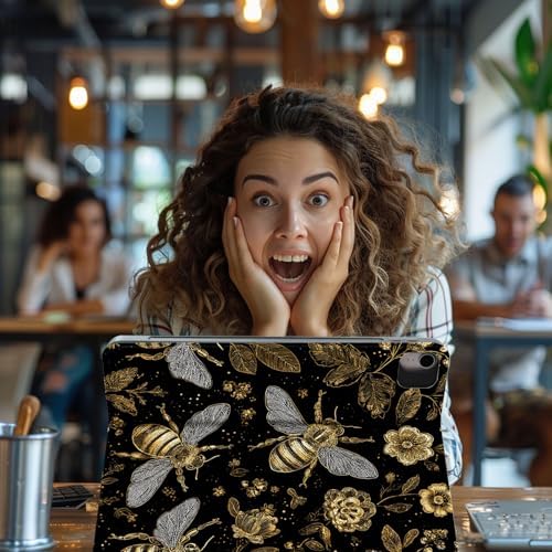 for Samsung Galaxy Tab S6 Lite 10.4" 2020/2022/2024 (SM-P620/P625/P613/P619/P615/P610) Tablet Case,Auto Wake/Sleep,Adjustable Stand Protective Cover - Anchor Floral