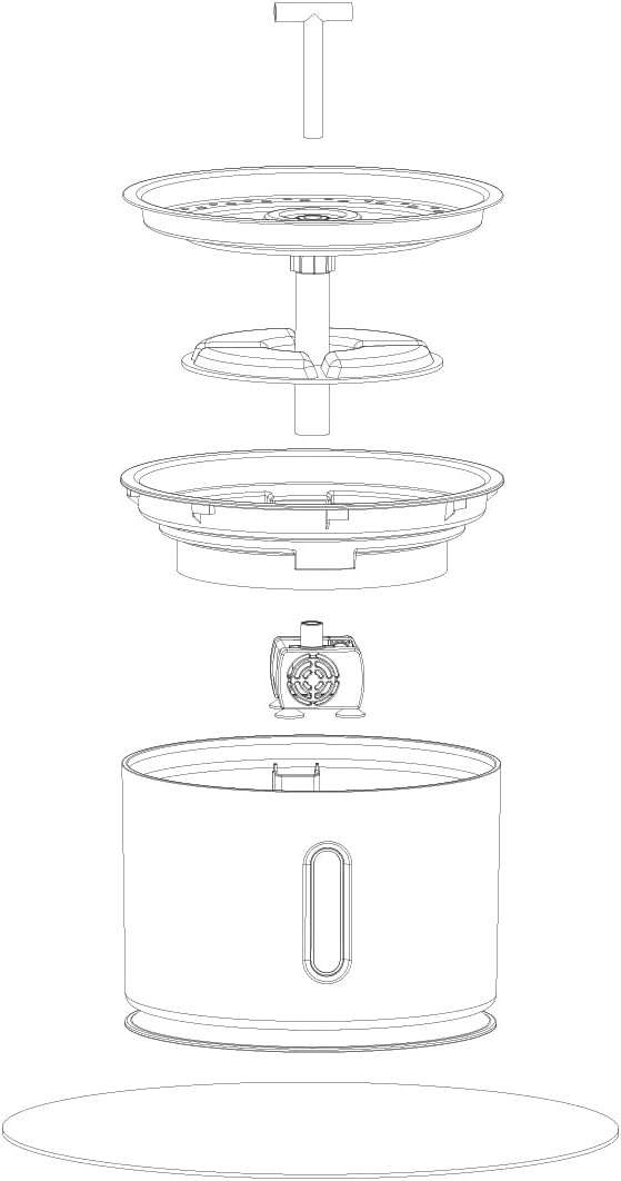 Level One Pets Automated Pet Drinking Fountain