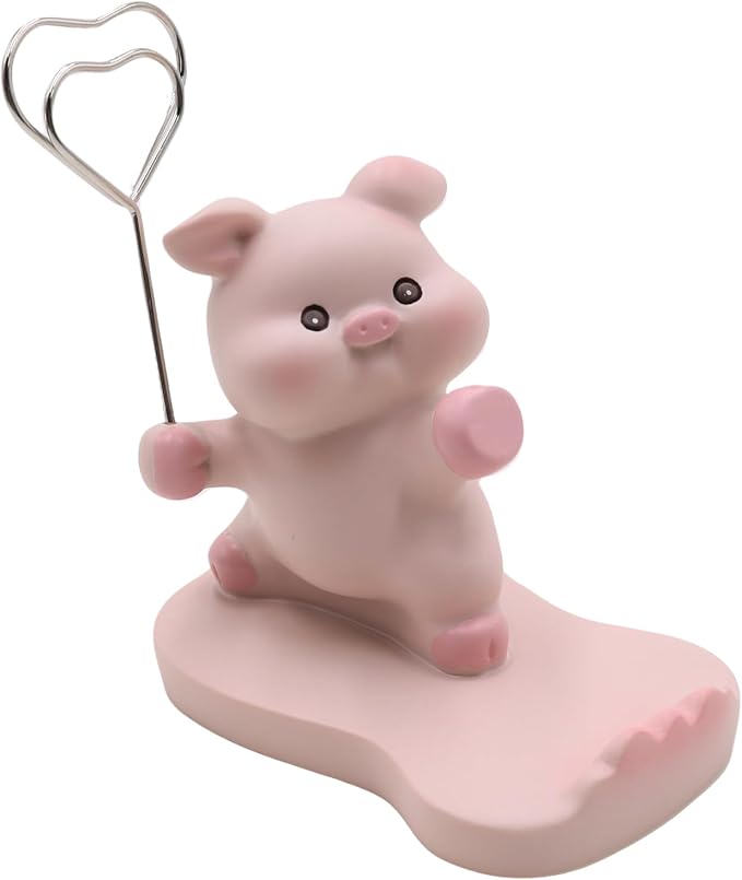 Cute Cat Phone Stand Cartoon Animal Pig Dog Phone Holder Desktop Phone Holder Stand Compatible with all Phones Cute Animal Desk Ornament