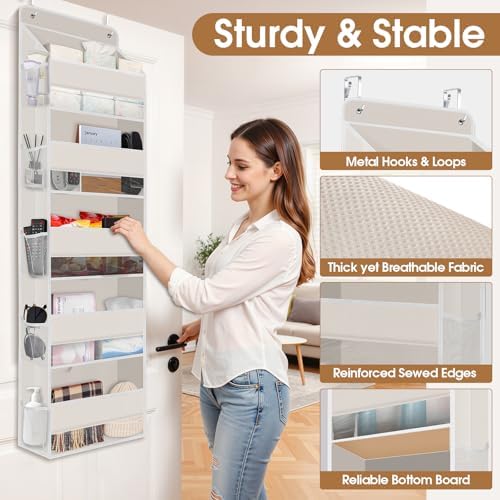 Over The Door Organizer Storage behind Door Hanging Organizer for Nursery