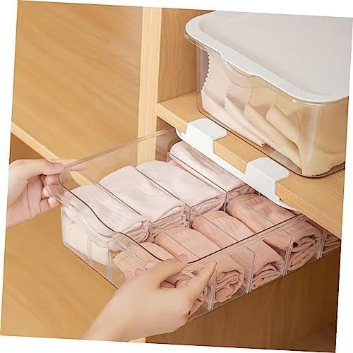 Zerodeko 15grid Socks and Underwear Drawer Organizer with Transparent Compartments Space-saving Storage for Closet and Cabinet Easy Access Divider for Neat Home Organization