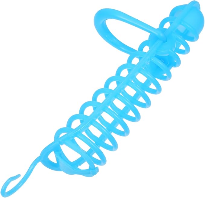 Parrot Feeding Rack Hanging Fruits Device with Safety Lock Stand Design for Parrots and Other Birds Easy Installation Blue